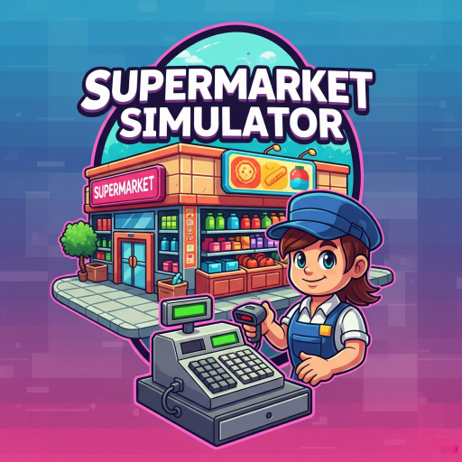 Supermarket Store Simulator 3D Logo